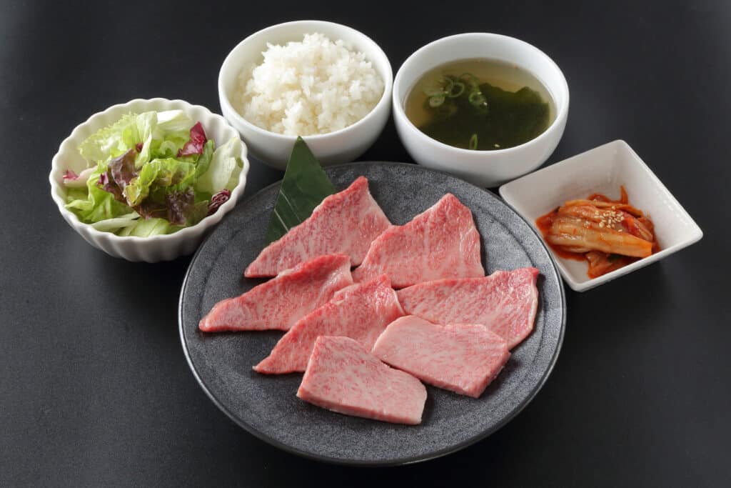 和牛上ロース定食